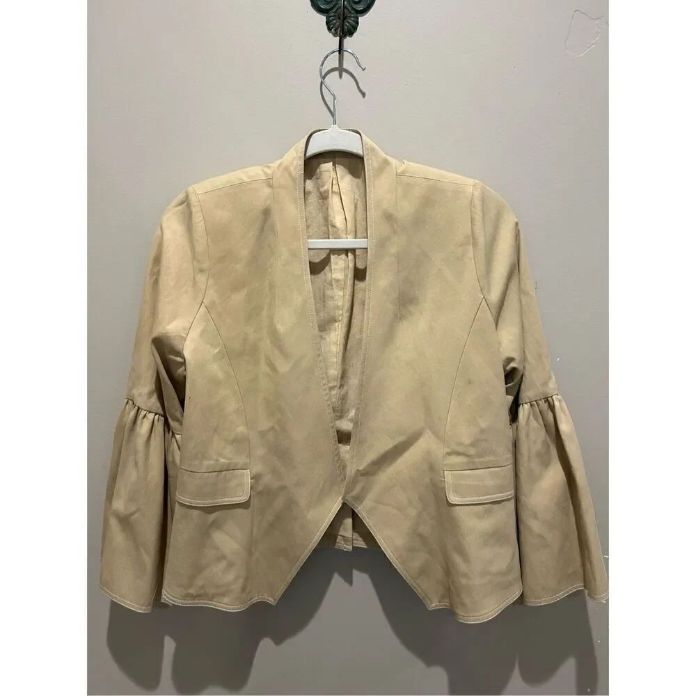 Ulla Johnson Women's Tan and Cream Jacket